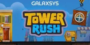 Galaxsys banner for the Tower Rush crash game