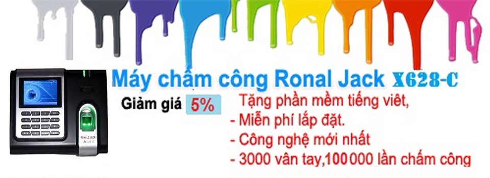 Máy chấm công Ronald Jack X628-C giảm giá 5%